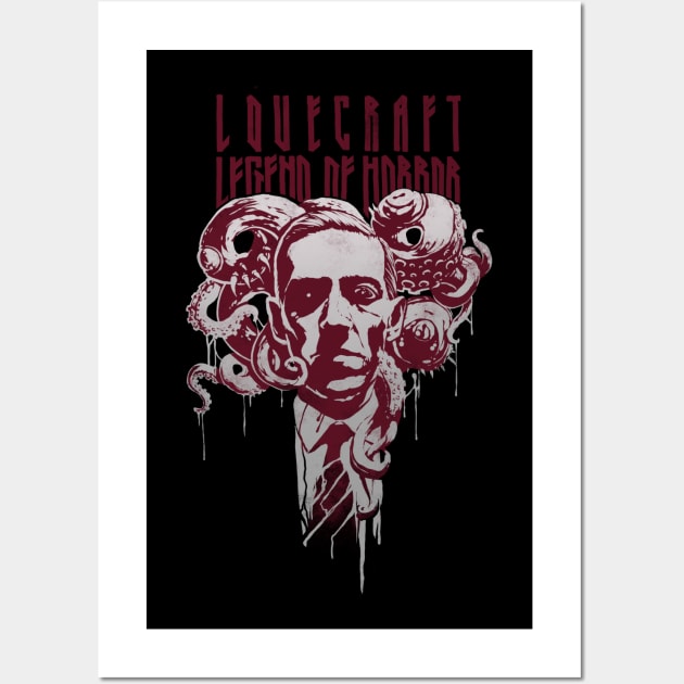 Lovecraft Legend of Horror Wall Art by Kotolevskiy